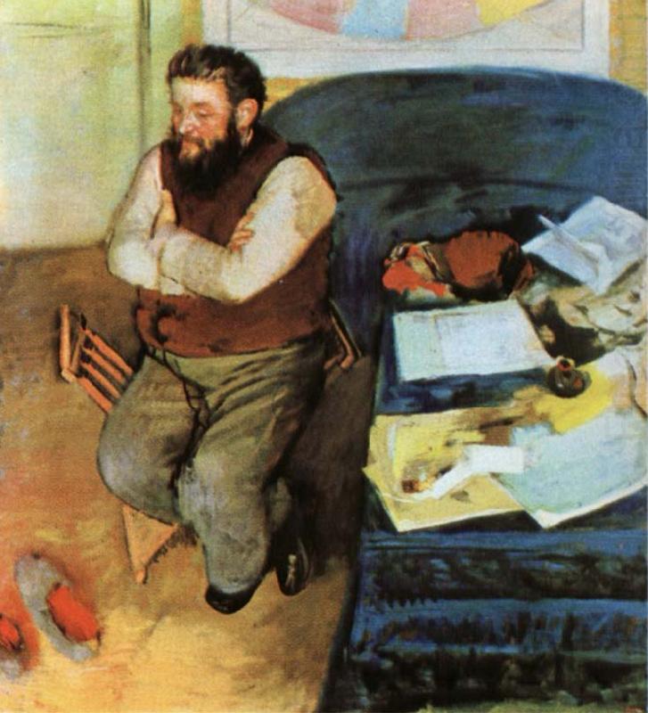 The Portrait of Martelli, Edgar Degas
